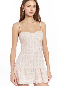 Cheap Champagne Skort Romper In Pennington Tweed Women Rompers