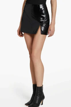Outlet Dale Skort In Patent Leather Women Bottoms