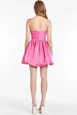 Fashion Dempsey Dress In Lame Women Mini Dresses