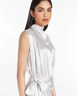 Shop Fabiola Silk Dress Women Mini Dresses