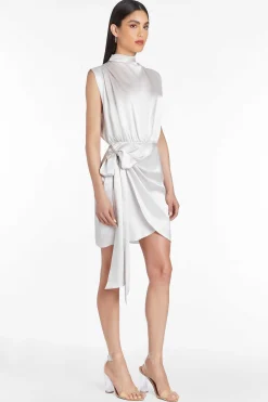 Shop Fabiola Silk Dress Women Mini Dresses