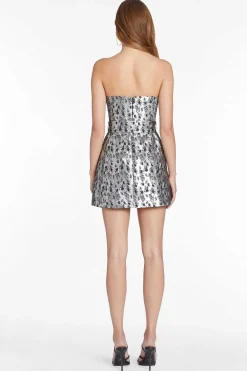 Flash Sale Fae Dress In Metallic Brocade Women Mini Dresses