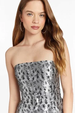 Flash Sale Fae Dress In Metallic Brocade Women Mini Dresses