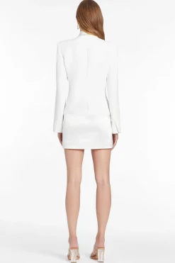 Sale Gibson Blazer Dress With Satin Women Mini Dresses