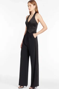 Store Isadore Jumpsuit With Satin Women Jumpsuits