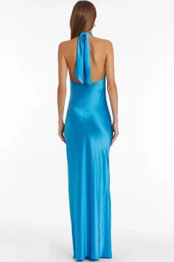 Discount Jade Silk Maxi Women Maxis & Gowns