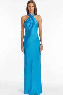 Discount Jade Silk Maxi Women Maxis & Gowns