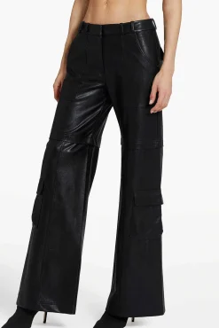Discount Lucas Pants In Faux Leather Women Sets