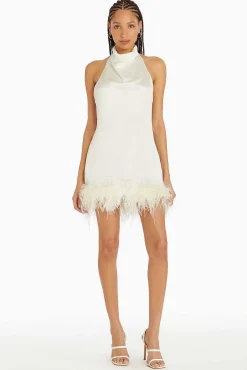 Discount Lunaria Silk Dress Women Mini Dresses