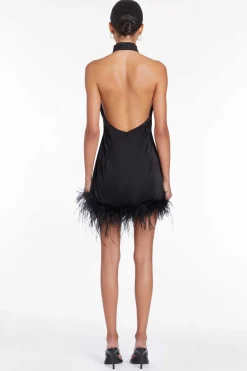 New Lunaria Silk Dress Women Mini Dresses