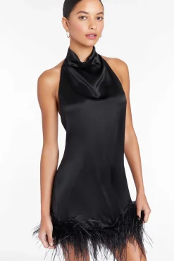 New Lunaria Silk Dress Women Mini Dresses