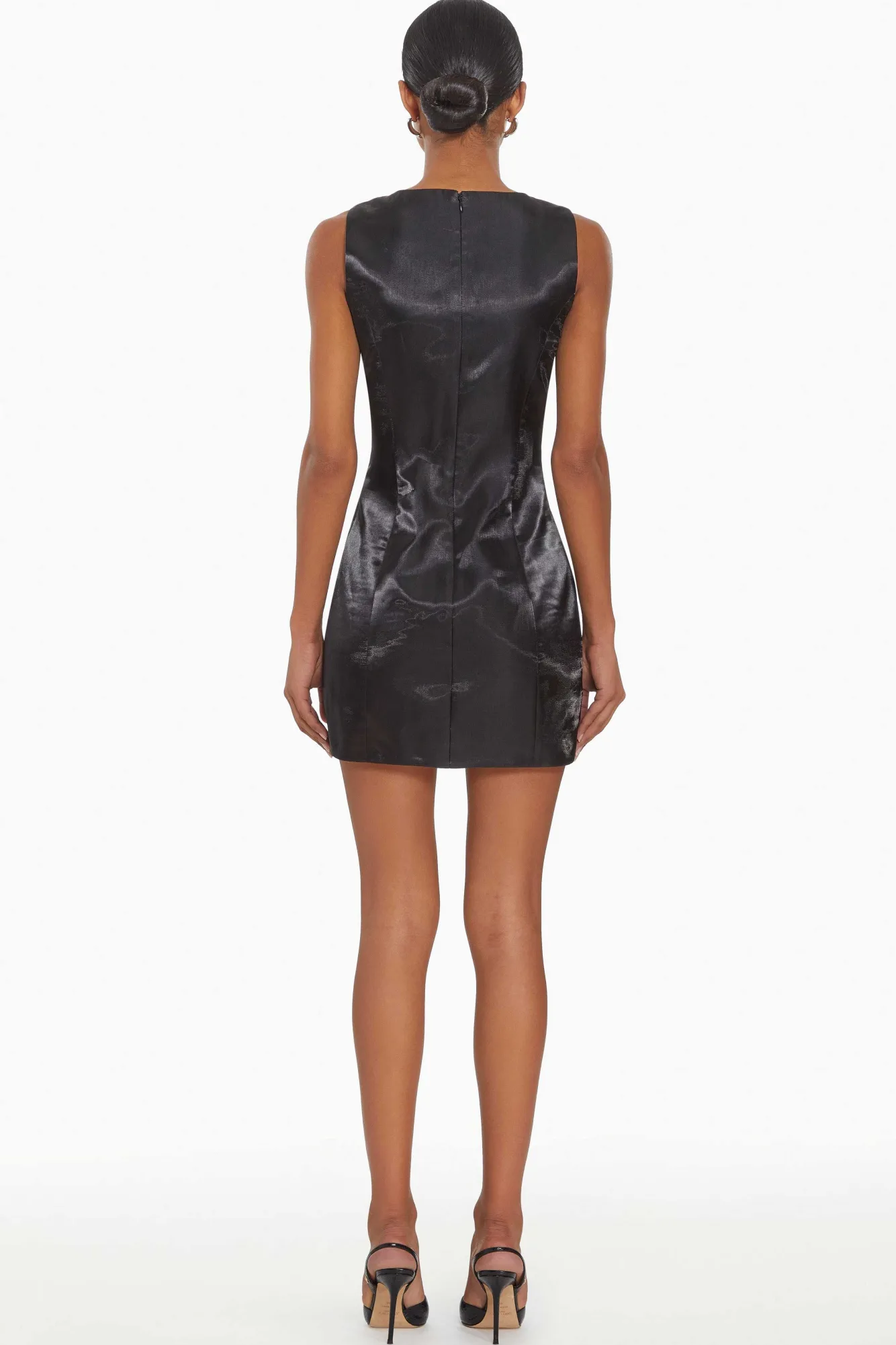 Store Puzzle Dress In Lame Women Mini Dresses