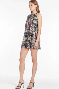 Best Sale Reza Dress In Printed Sequin Women Mini Dresses