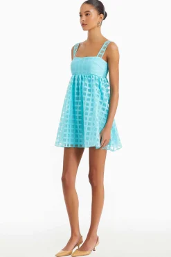 Store Russo Dress In Gingham Women Mini Dresses