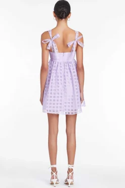 Best Sale Russo Dress In Gingham Women Mini Dresses