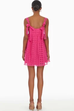 Shop Russo Dress In Gingham Women Mini Dresses