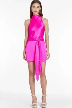 Online Sandrine Silk Dress Women Mini Dresses