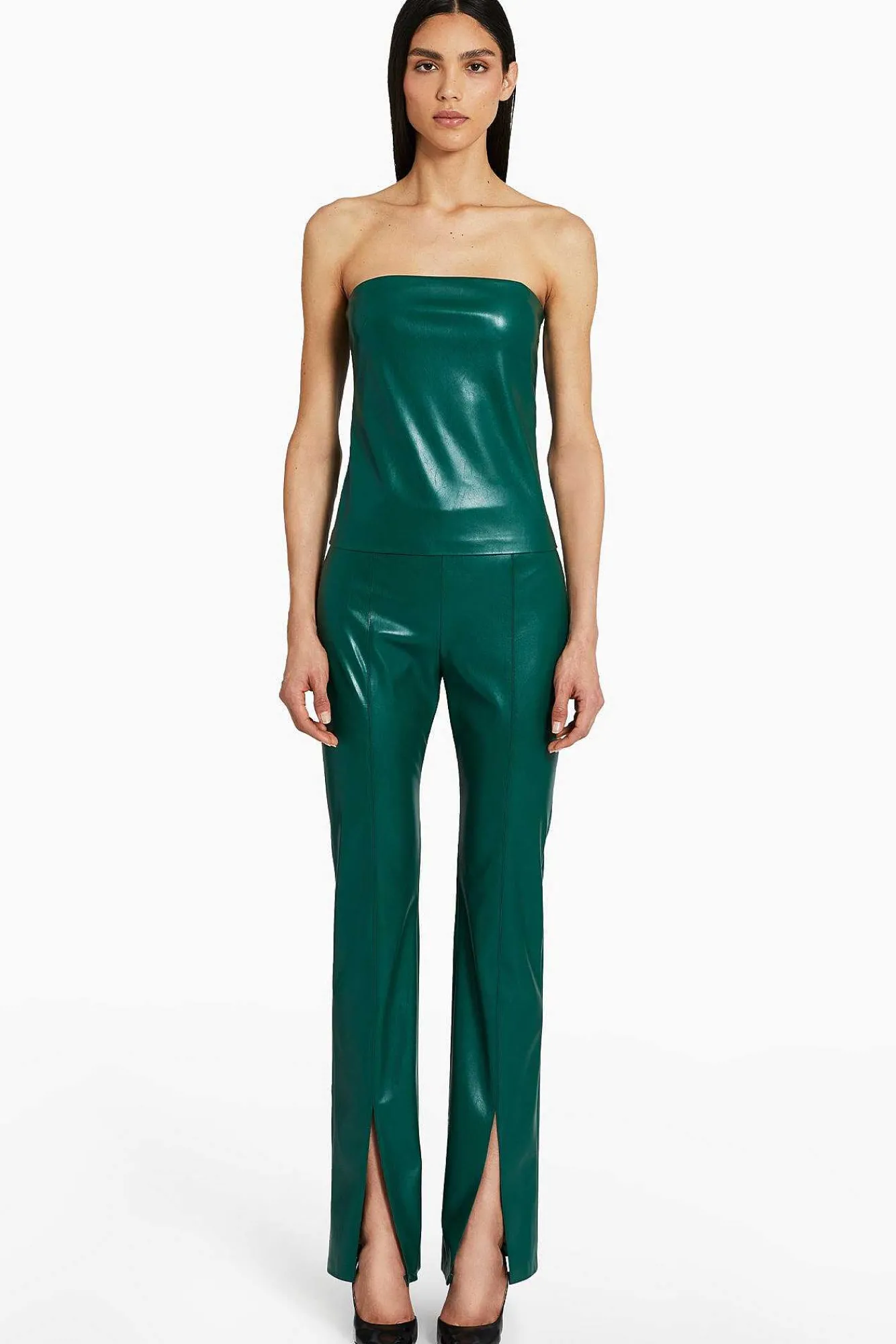 Hot Tavira Pants In Faux Leather Women Bottoms