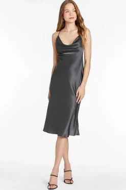 Discount Tayce Silk Dress Women Midi Dresses